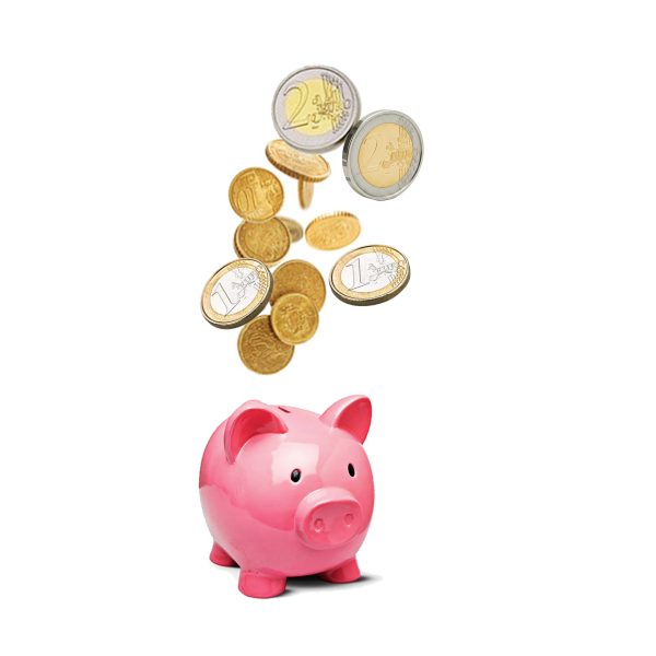 Tire-lire et monnaie